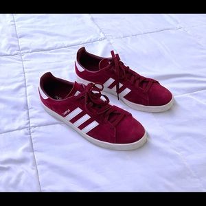 Adidas Men's Gazelle Burgundy/White
